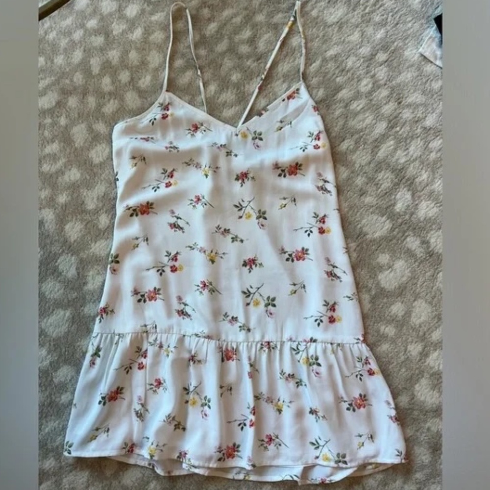 Abercrombie & Fitch Floral Mini Sundress (S) – Feminine & Flirty! 🌸☀️